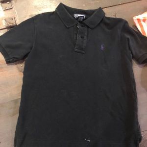 ❗️3️⃣for$1️⃣2️⃣  boys Black Polo sz 6